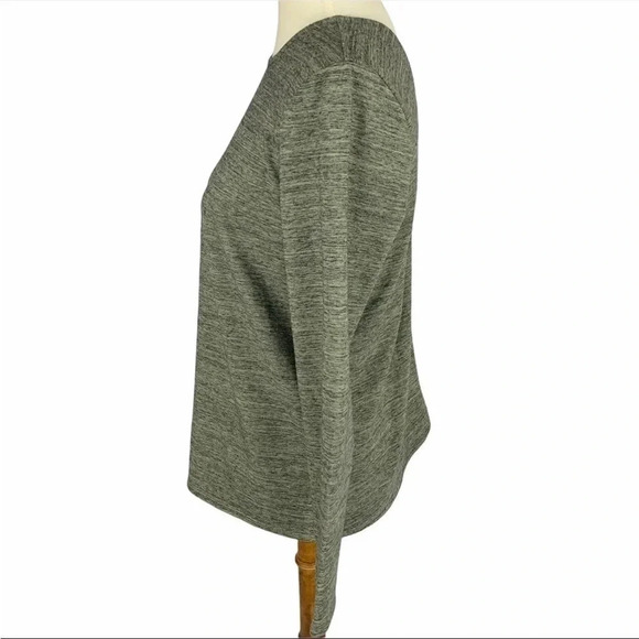 J. Jill Pure Jill  Twist Back Long Sleeve Top | Size Large (Tall) - Picture 4 of 10